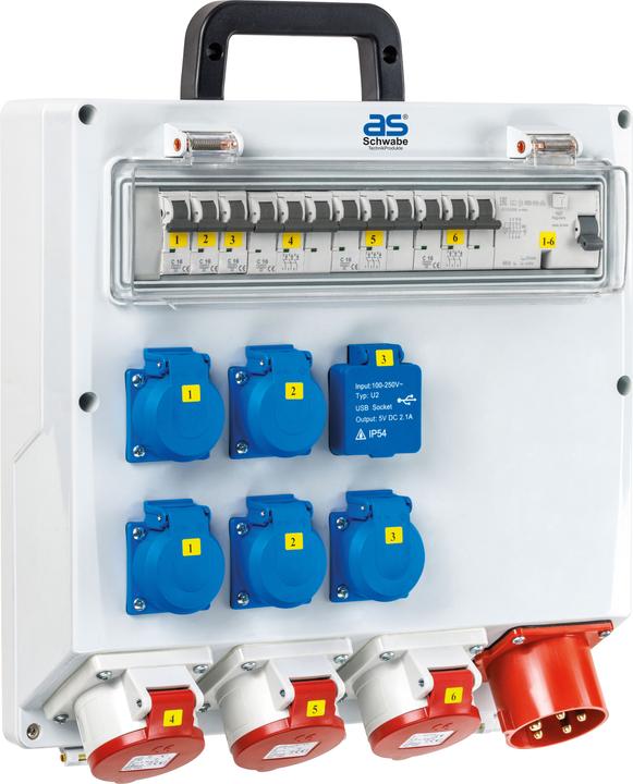 Produktbild As - Schwabe Wandverteiler mit Anbaustecker
