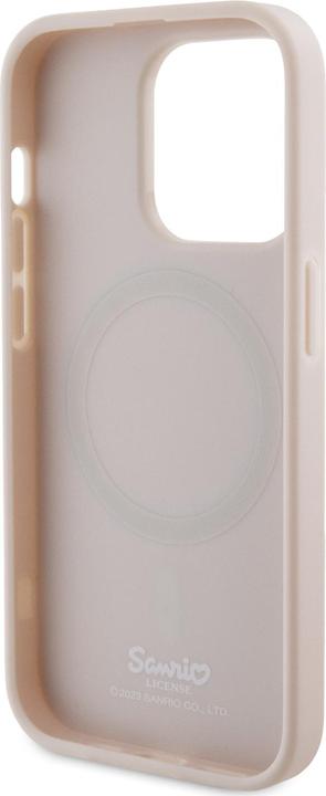 Actual product image Hello Kitty PU Kitty Asleep Logo MagSafe Case for iPhone 15 Pro - Pink (Apple iPhone 15 Pro)