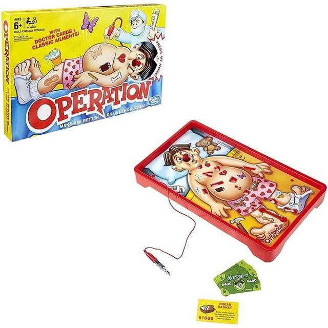 Immagine prodotto Hasbro Gaming GIOCO žaidimas Operazione classica, B2176127 (Inglese)