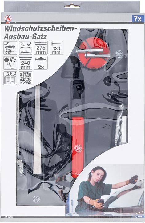 Actual product image BGS Windscreen Removal Set 7 pcs.