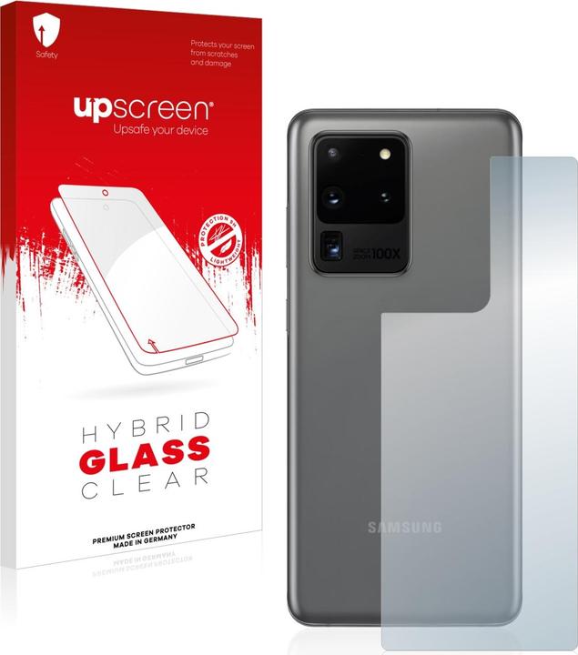 Image du produit upscreen Scratch Shield Verre (1 pièce(s), Samsung Galaxy S20 Ultra)