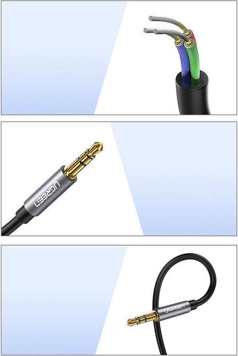 Image du produit Ugreen 3,5 mm jack - 3,5 mm femelle (2 m, Extension)