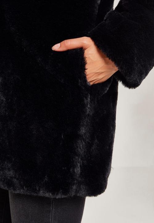 Actual product image Urban Classics Ladies Hooded Teddy Coat (S)