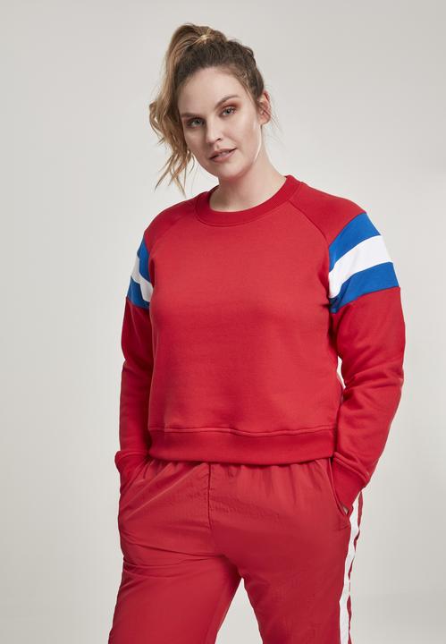 Produktbild Urban Classics Ladies Sleeve Stripe Crew (5XL)