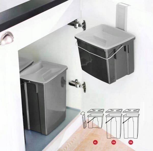 Image du produit Curver Bioboxrefuse Bin Set 3pcs Anthracite (6 l)