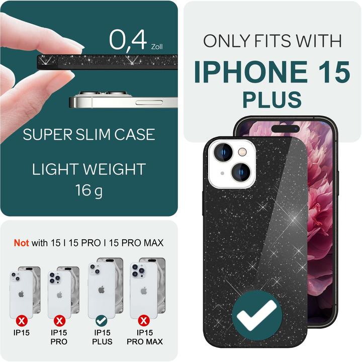 Image du produit Nalia Étui à paillettes (Apple iPhone 15 Plus)