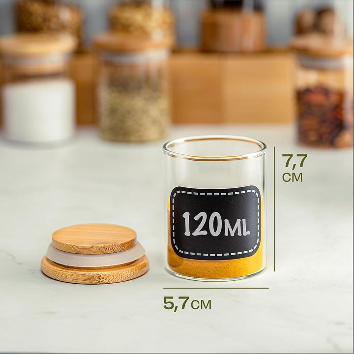 Actual product image Praknu Spice jars (0.12 l)
