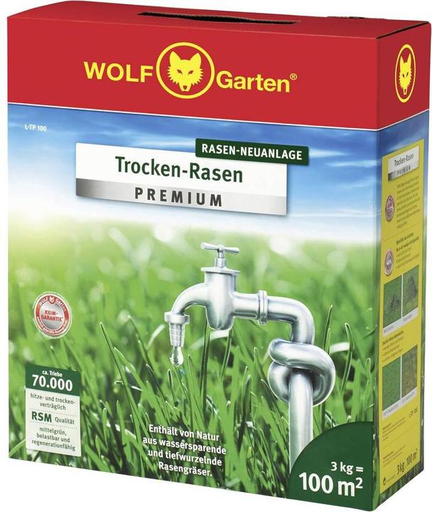 Actual product image Wolf-Garten L-TP 100 D/A DRY TURF PREMIUM (Lawn reseed)