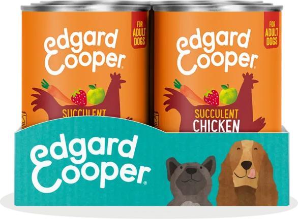 Immagine prodotto Edgard & Cooper Adulto con pollo e tacchino (Adulto, 6 pz., 2400 g)