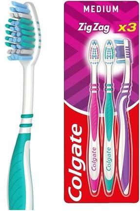 Produktbild Colgate Cepillo D Zig Zag 2 1 (Mittel, 3 x)