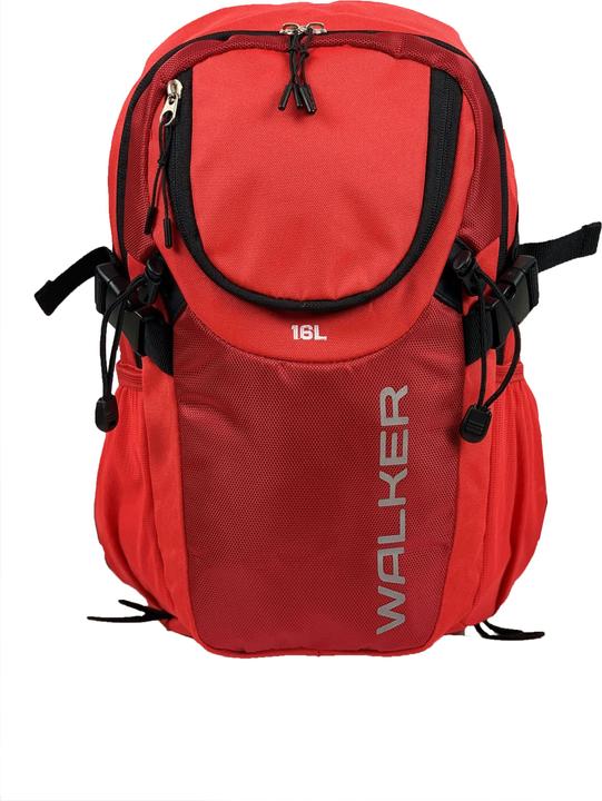 Image du produit Walker Sac à dos scolaire Flow en fibre synthétique rouge