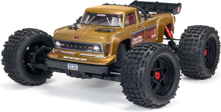 Produktbild Arrma Monster Truck Outcast 4x4 V2 BLX 4S, Bronze 1:10, ARTR (ARR Almost-Ready-to-Race)