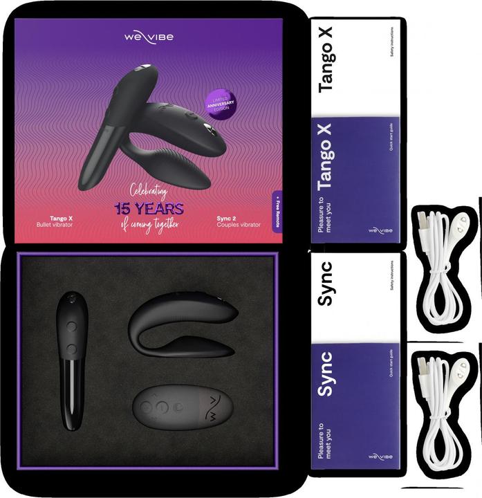 Image du produit We-Vibe Ensemble de jouets "15th Anniversary Collection" avec Sync 2 et Tango X