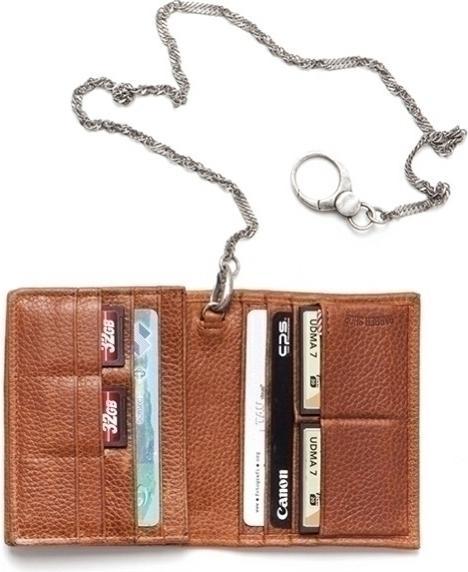 Immagine prodotto Barber Shop Custodia per carte, pelle marrone granulata