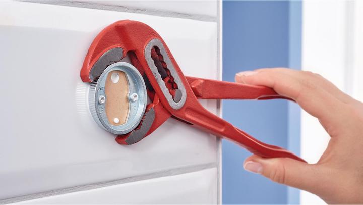 Actual product image tesa HUKK bath towel rail with two arms incl. adhesive solution without drilling