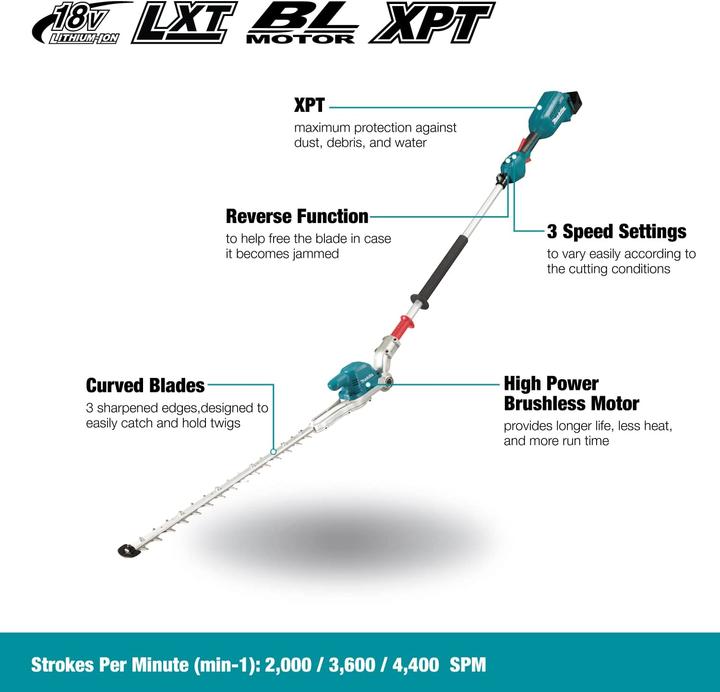 Produktbild Makita DUN500WZ (Akkuheckenschere)