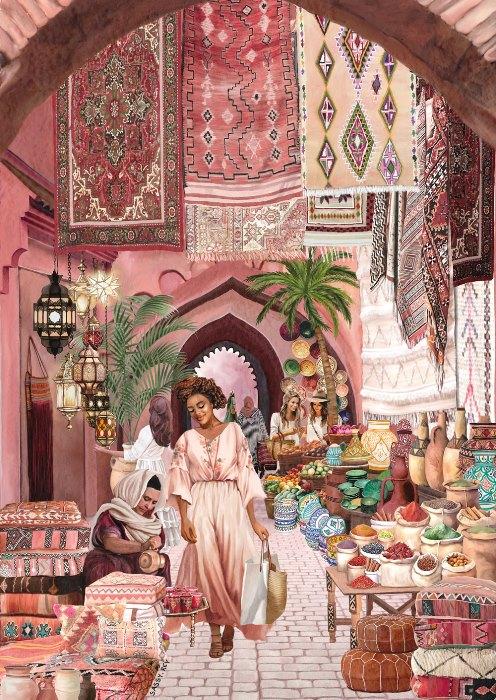 Produktbild Magnolia Puzzle 1000 pieces Marrakech (1000 Teile)