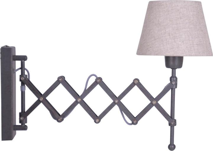 Immagine prodotto Näve Lampada da parete a forbice Adriennemax. a: 23-49cm naturale 1292327 (E27)