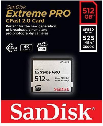 Actual product image SanDisk Big Time Pro (512 GB, CFast 2.0)