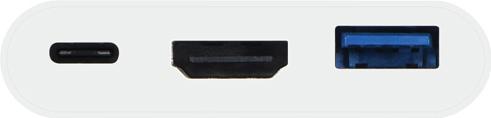 Actual product image Macally USB-C to HDMI 4K - Multiport Adatper (USB-C, 3 Ports)