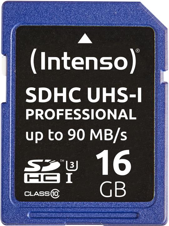 Immagine prodotto Intenso Scheda SDHC (16 GB, SDHC, U3, UHS-I)