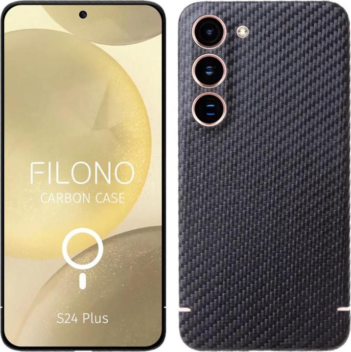 Filono Étui en carbone compatible MagSafe (Samsung Galaxy S24+)