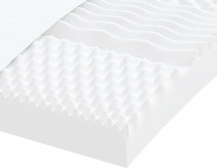 Actual product image VidaXL Schaumstoffmatratze 120 x 210 cm 7-Zonen Härtegrad 20 ILD (120 x 210 cm, Foam core)