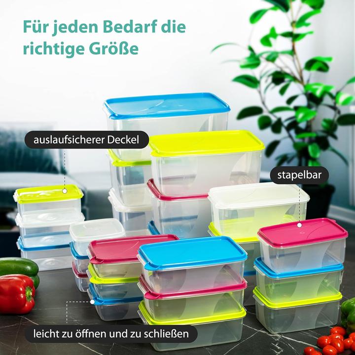 Produktbild Mira Home 12er-Set Gefrierdosen (0,3L) für Mealprep (0.30 l)