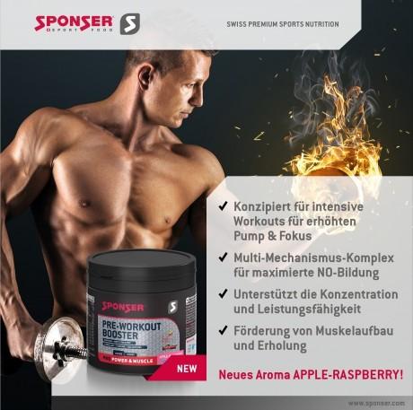 Produktbild Sponser Pre Workout Booster (Himbeere, Apfel, 1 Stk., 256 g)