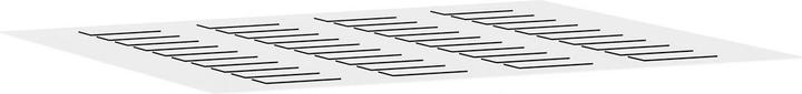 Actual product image Schneider Electric Sheet with 40 labels 18x27mm, f. ZBY5100