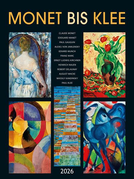 Produktbild Alpha Edition Monet bis Klee 2026 - Bild-Kalender 42x56 cm - Kunst-Kalender - Wand-Kalender - Malerei - Alpha (Deutsch)