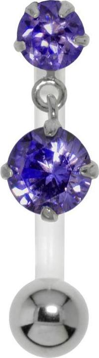 Immagine prodotto Bijouteria Piercing ventre (Argento 925, Acciaio inossidabile, Bioplastica, Zirconia)
