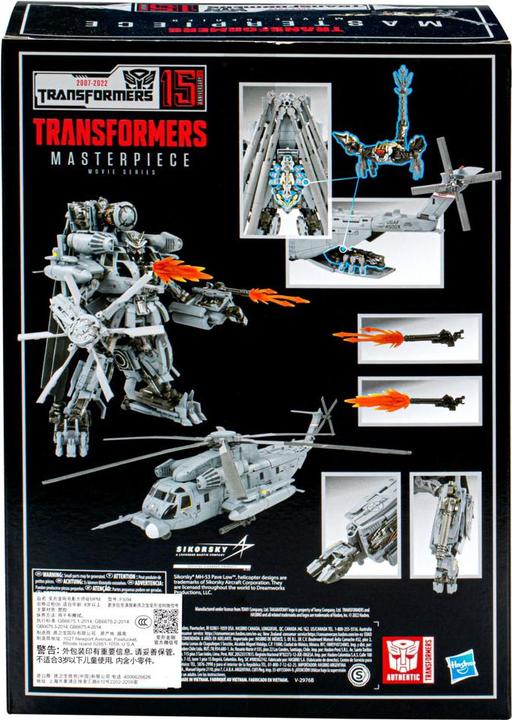 Actual product image Hasbro Transformers Masterpiece Movie Series figurine Decepticon Blackout & Scorponok 29 cm