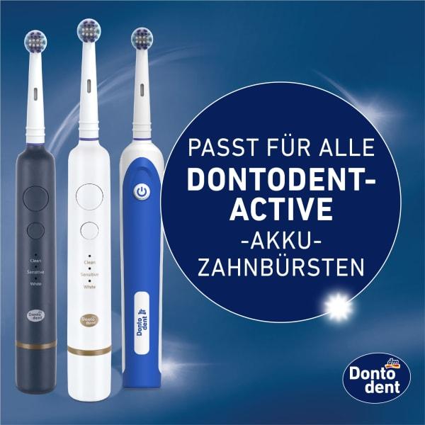 Actual product image dm Dontodent Active Clean brushes (4 x)