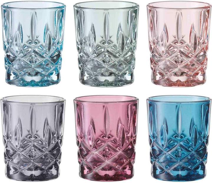Produktbild Nachtmann Noblesse Stamper Mixed Colors (0.55 dl, 6 x, Schnapsgläser + Shotgläser)