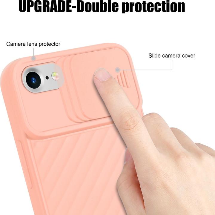 Produktbild Cadorabo TPU Cover mit Kamera Schutz (Apple iPhone 7, Apple iPhone SE (2nd Gen))