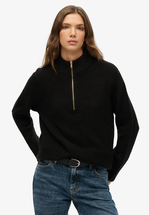 Immagine prodotto Superdry Pullover con colletto zippato per donna (XS)