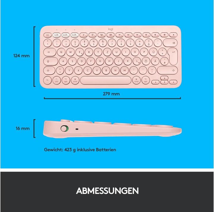 Actual product image Logitech K380 for Mac (CH, Wireless)