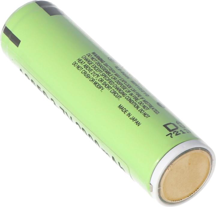 Actual product image Panasonic Akku NCR18650 PF - PCB geschützt (1 pcs., 2900 mAh, Rechargeable battery)