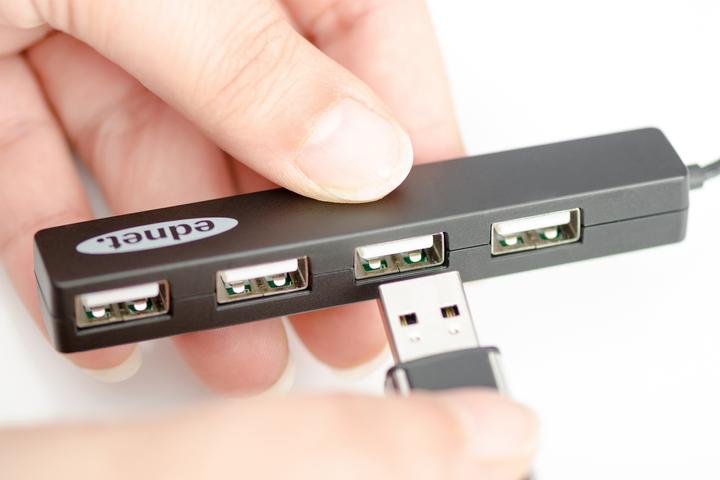 Actual product image ednet ED-85040 (USB-A, 4 Ports)