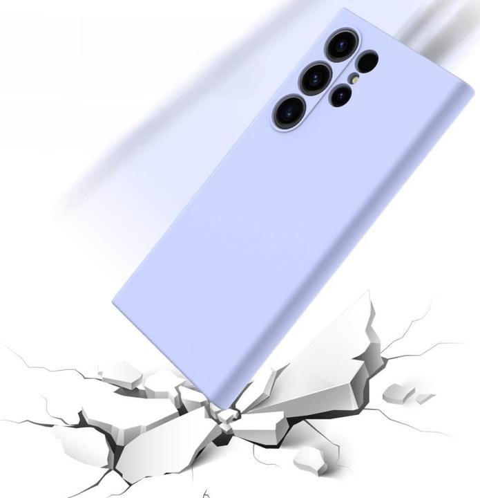 Produktbild Cover-Discount Silikon Gummi Hülle violett (Samsung Galaxy S24 Ultra)