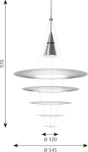 Produktbild Louis Poulsen Enigma 545 Pendelleuchte (GU10, 481 lm)