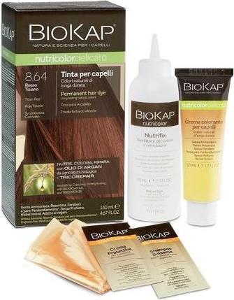 Produktbild Bio Partner Bios Line Nutricolor Delicato 8.64 Reddish Brown Dye 140ml (8.64 Rötlich Braun)