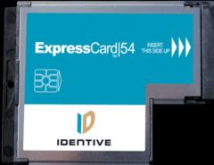 Actual product image Identive SCR3340 smart card reader (ISO 7816), ExpressCard 54 (904557)