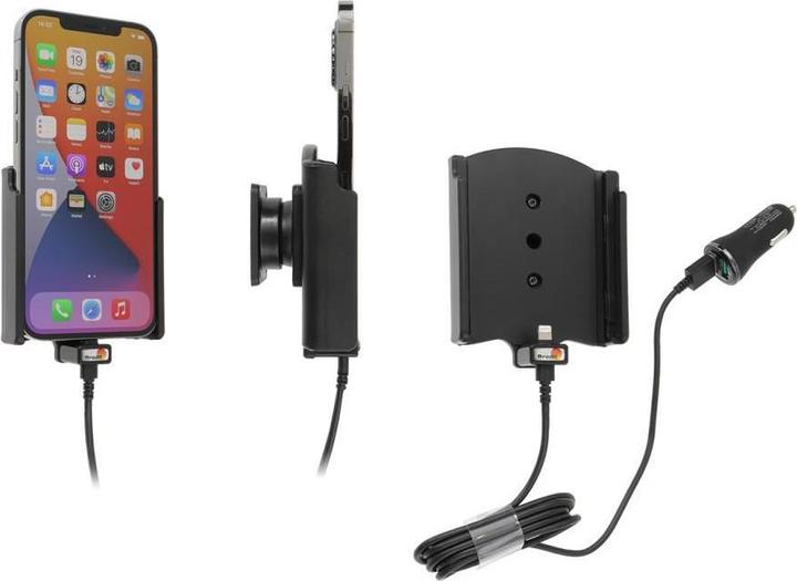 Image du produit Brodit Support actif Apple iPhone 12 Pro Max avec câble USB
