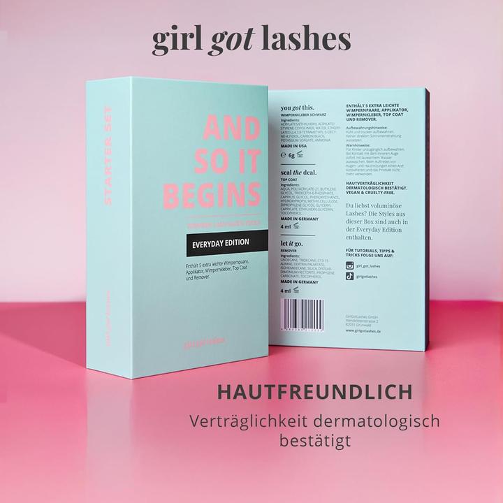 Actual product image Girl got lashes Wimpern-Starterset mit Applikator & Remover (Artificial eyelashes)