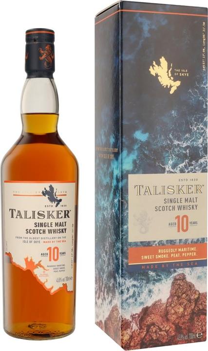 Talisker 10 Years (Single Malt, Scotch whisky, 1 x 70 cl)