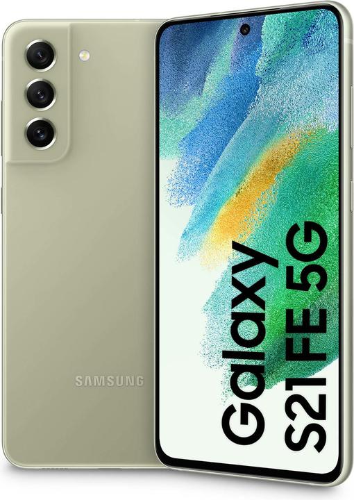 Produktbild Samsung Galaxy S21 FE 5G (128 GB, Olive, 6.40", Dual SIM, 12 Mpx, 5G)