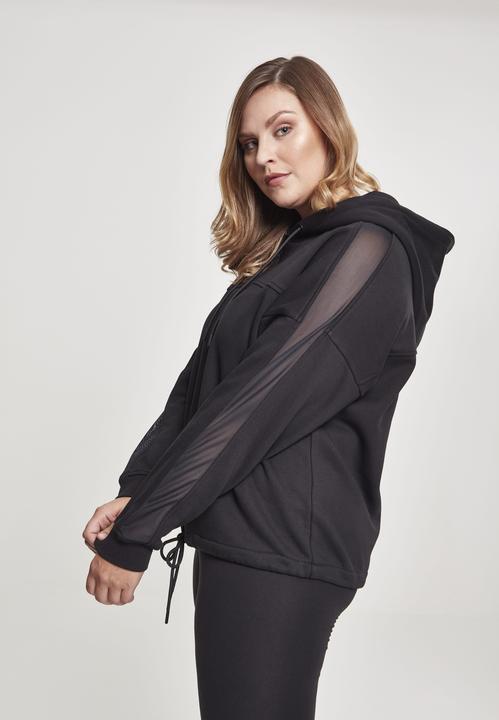 Immagine prodotto Urban Classics Felpa con cappuccio oversize Tech Mesh Inset da donna (XL)
