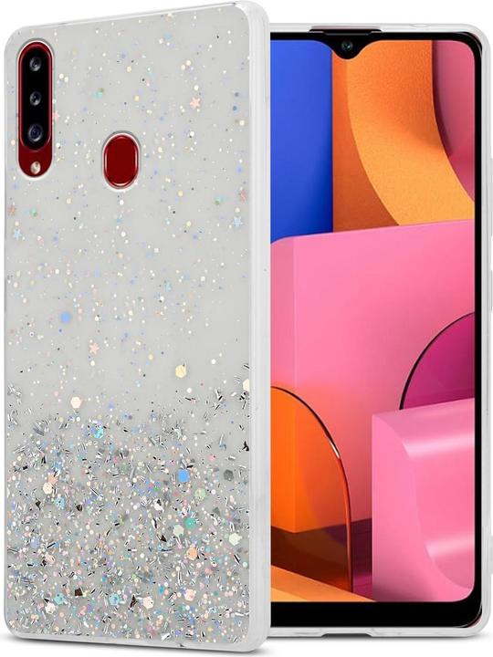 Image du produit Cadorabo Couverture TPU paillettes scintillantes (Samsung Galaxy A20s)